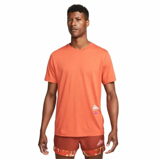 Camisola de Manga Curta Homem Nike Dri-FIT Laranja