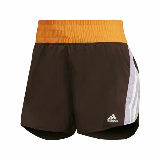 Calções de Desporto para Mulher Adidas Hyperglam Castanho