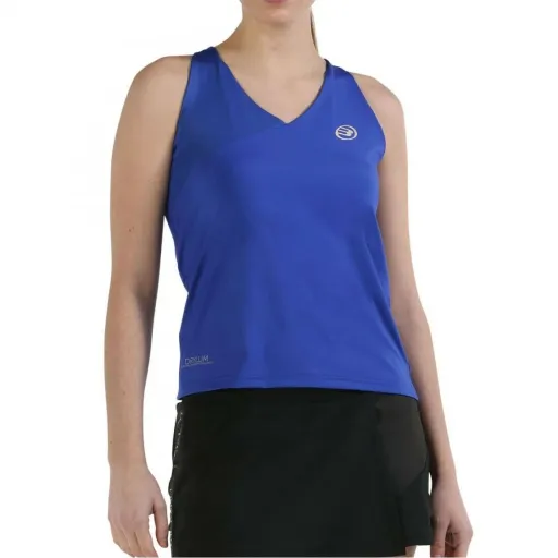 T-Shirt de Alças Mulher Bullpadel Pitar Azul