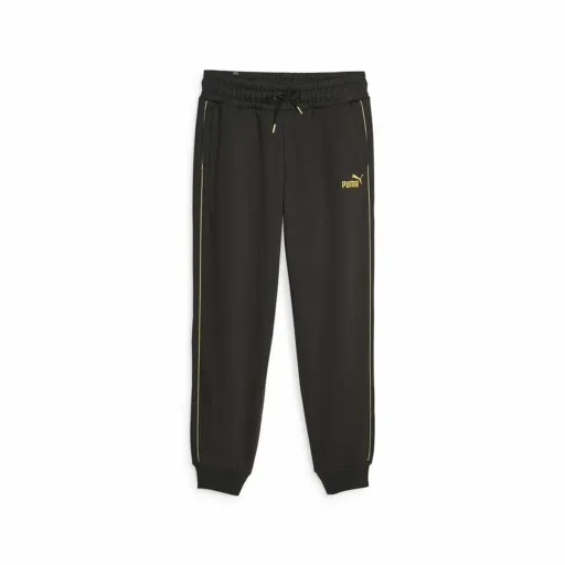 Calças Desportivas Puma Ess+ Minimal Gold Preto Mulher