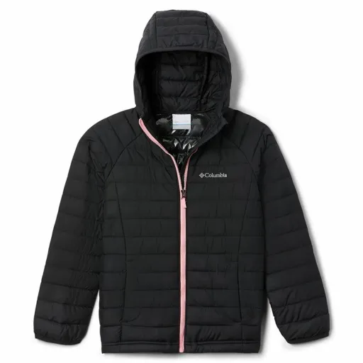 Casaco de Desporto Infantil Columbia Powder Lite Preto