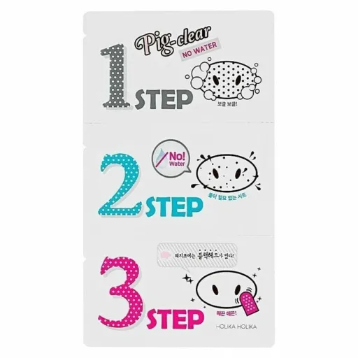 Máscara Facial Peel Off Holika Holika Pig-Clear No Water3 Step