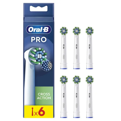 Cabeça de Substituição Oral-B Pro Cross Action 6 Unidades