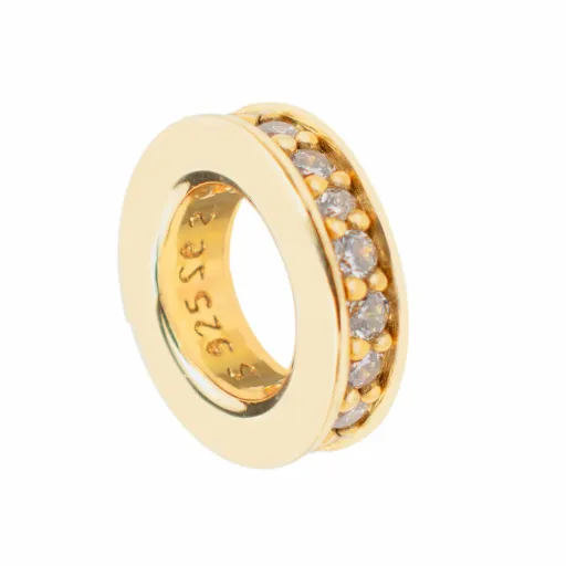 Missangas Femininas Folli Follie 3P9S132YC Dourado 1 cm