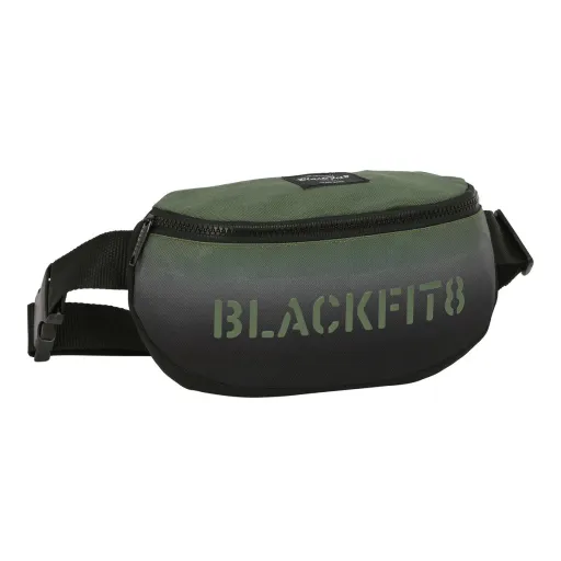 Bolsa de Cintura BlackFit8 Gradient Preto Verde Militar 23 x 14 x 9 cm