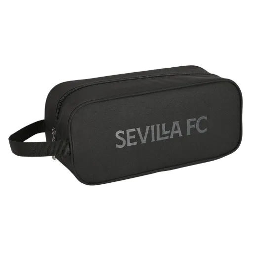 Bolsa para Sapatos de Viagem Sevilla Fútbol Club Teen Preto 34 x 15 x 14 cm