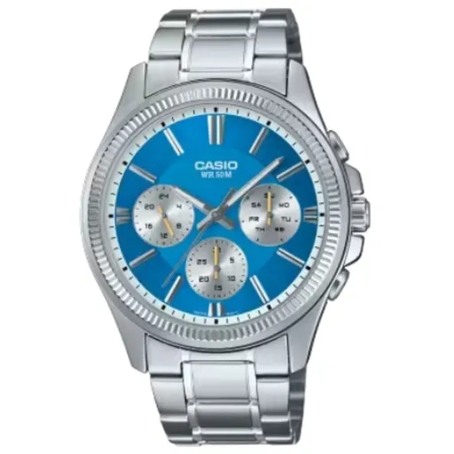 Relógio Masculino Casio DAY DATE MULTIFUNCTION - LIGHT BLUE