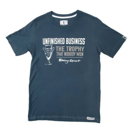 Camisola de Manga Curta Homem OMP Slate Unfinished Business Azul Escuro