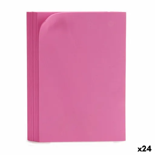 Borracha Eva Cor de Rosa 30 x 2 x 20 cm (24 Unidades)