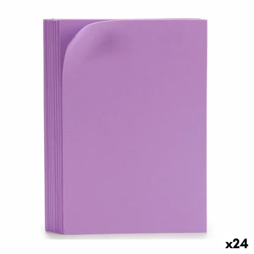 Borracha Eva Violeta 30 x 2 x 20 cm (24 Unidades)