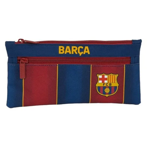 Estojo F.C. Barcelona M029 Grená Azul Marinho (22 x 11 x 1 cm)