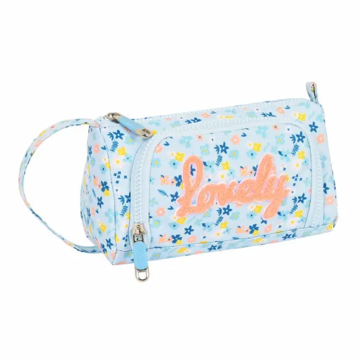 Bolsa Escolar Moos Lovely Azul 20 x 11 x 8.5 cm