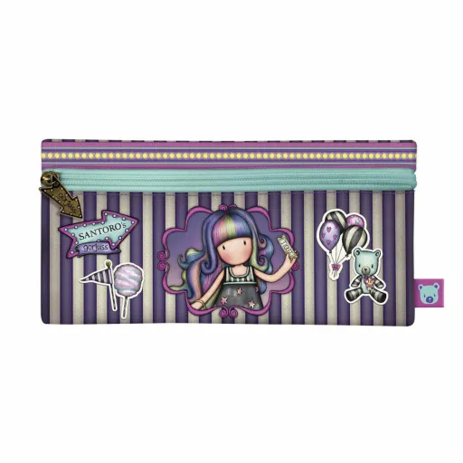 Bolsa Escolar Gorjuss Up And Away Roxo (22 x 11 x 1.5 cm)