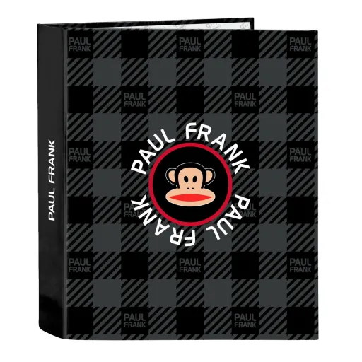 Pasta com Argolas Paul Frank Campers Preto A4 (27 x 33 x 6 cm)