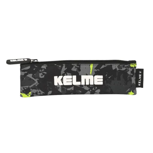 Bolsa Escolar Kelme Jungle Preto Cinzento Lima (20 x 6 x 1 cm)