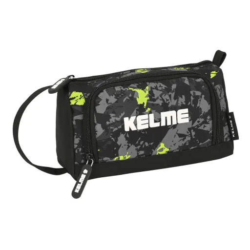 Bolsa Escolar Kelme Jungle Preto Cinzento Lima 20 x 11 x 8.5 cm