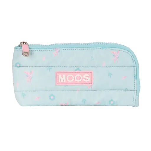 Bolsa Escolar Moos Garden 23 x 11 x 1 cm Turquesa