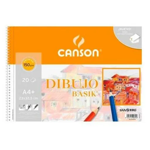 Bloco de Desenho Canson Basik Liso Microperfurado