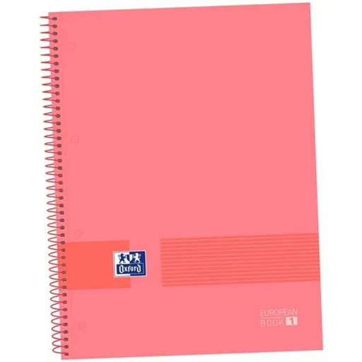 Caderno Oxford &You Cor de Rosa Melancia A4 5 Peças