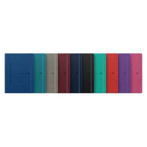 Caderno de Notas Oxford Signature Multicolor B5 80 Folhas Tampa Macia