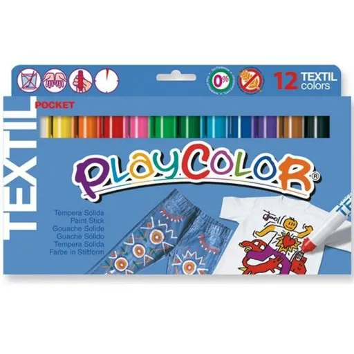 Têmperas Playcolor Sólida Multicolor