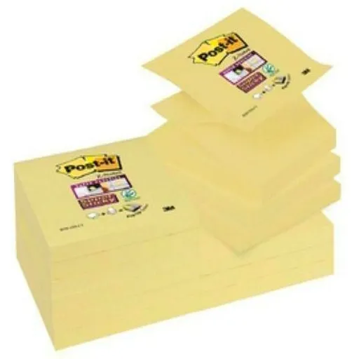 Notas Adesivas Post-it CANARY YELLOW Amarelo 7,6 x 7,6 cm 12 Peças 76 x 76 mm