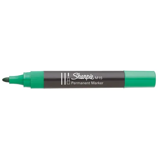 Rotulador Permanente Sharpie M15 Verde 12 Peças