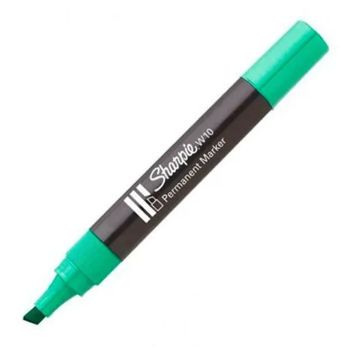 Rotulador Permanente Sharpie W10 Verde 12 Peças