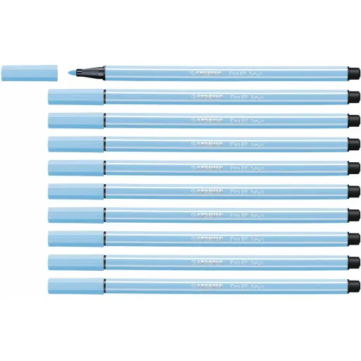 Rotuladores Stabilo Pen 68 Fluorescente Azul (10 Peças)