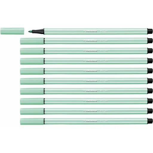 Rotuladores Stabilo Pen 68 Ice Verde (10 Peças)