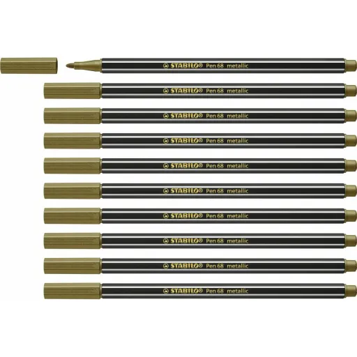 Rotuladores Stabilo Pen 68 Metallic (10 Peças)