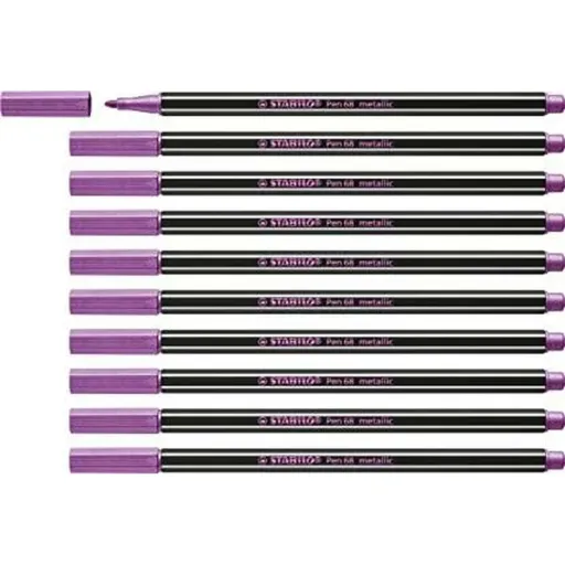 Rotuladores Stabilo Pen 68 Metallic (10 Peças)