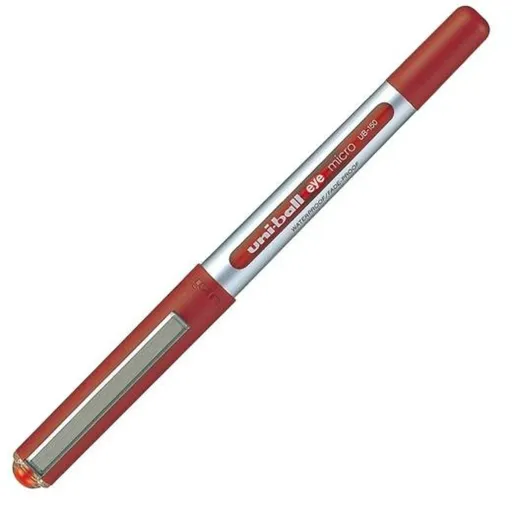 Esferográfica de Tinta Líquida Uni-Ball Eye Micro UB-150 Vermelho 0,5 mm (12 Peças)