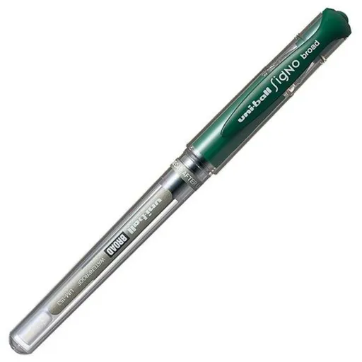 Esferográfica de Tinta Líquida Uni-Ball Signo Broad UM-153 W Verde 0,6 mm (12 Peças)