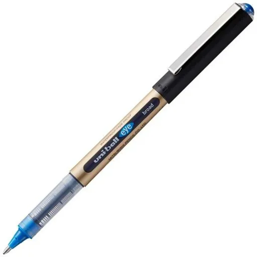 Esferográfica de Tinta Líquida Uni-Ball UB-150-10 Azul 1 mm (12 Peças)