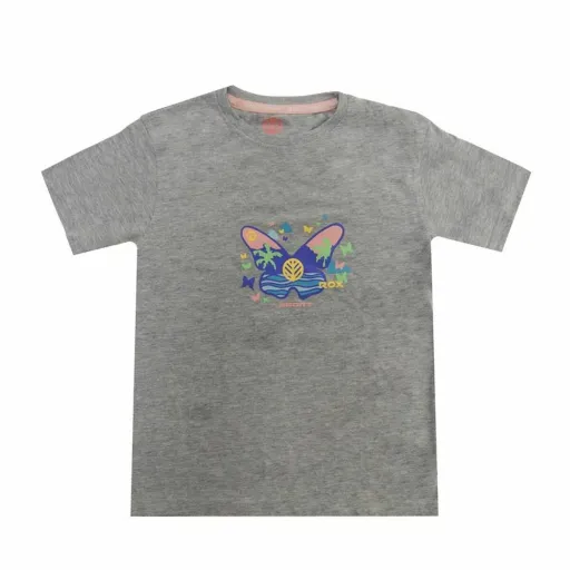 Camisola de Manga Curta Infantil Rox Butterfly Cinzento Claro