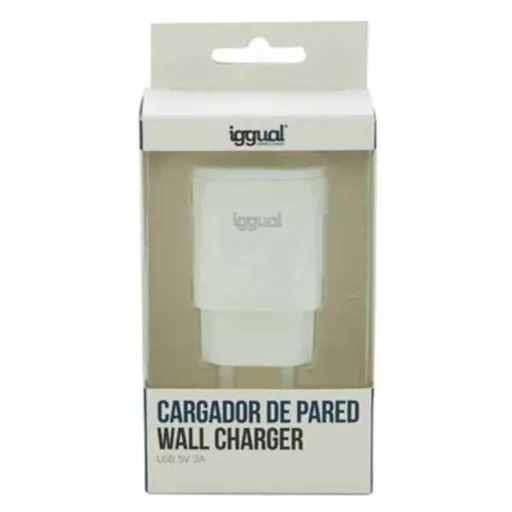 Carregador de Parede Iggual IGG316924 5V Branco