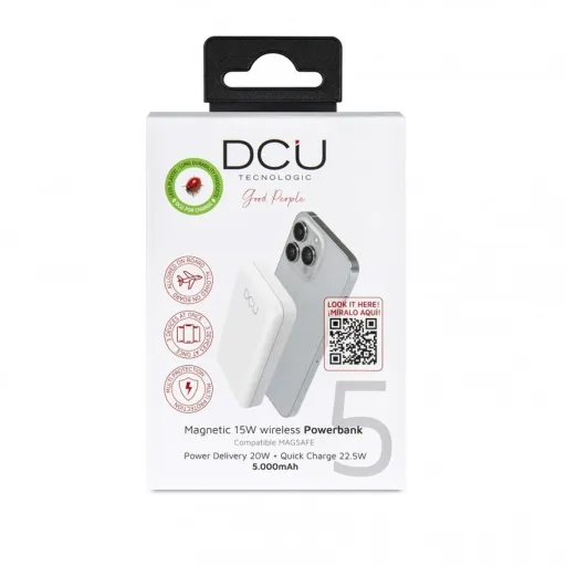 Powerbank DCU PD20W Branco 5000 MAh