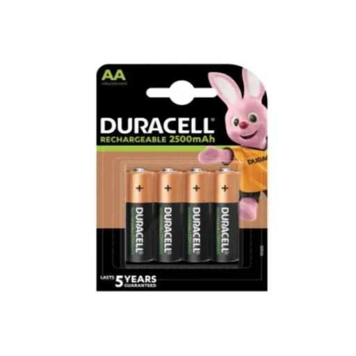 Pilhas Recarregáveis DURACELL HR06-P AA NiMh 2500 MAh (4 pcs)