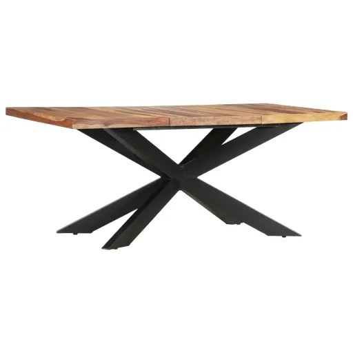 Mesa de Jantar 180x90x76 cm Madeira de Sheesham Maciça