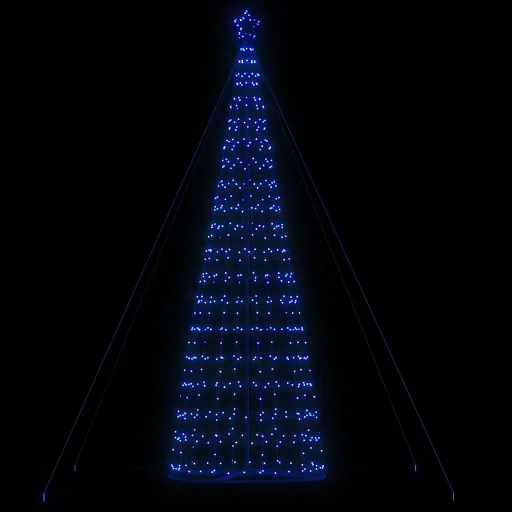 LED Árvore de Natal 1534 LEDs Azul 503 cm