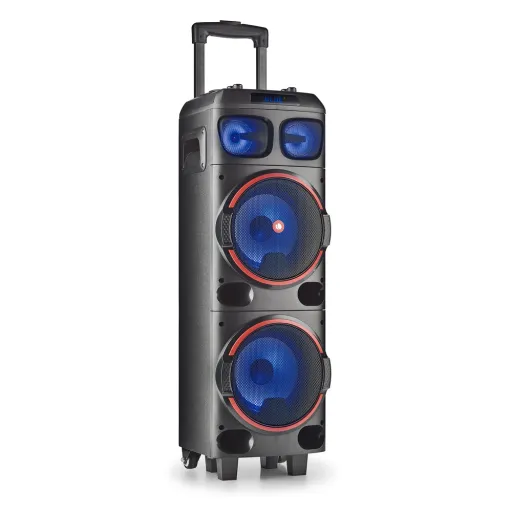 NGS - Coluna 300W Duplo Subwoofer BT WILDDUB1