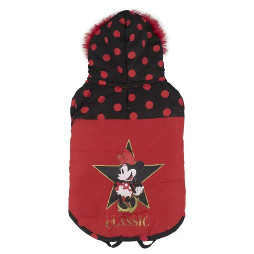 Casaco para Cães Minnie Mouse Preto Vermelho XXS