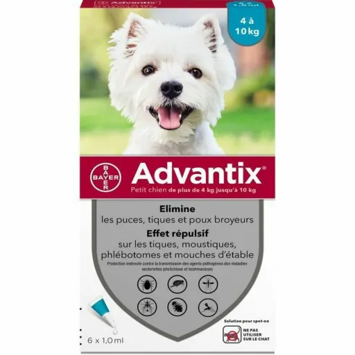 Antiparasitas Advantix Cão 4-10 kg 6 Unidades