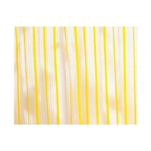 Cortinas EDM 75954 75954 Amarelo Polipropileno Fitas 90 x 210 cm