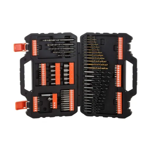 Conjunto de Brocas Black & Decker  A7200-x Mala 109 Peças