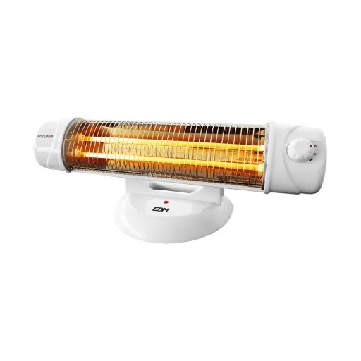 Aquecedor em Quartzo EDM 07131 07131 Branco 600-1200 W