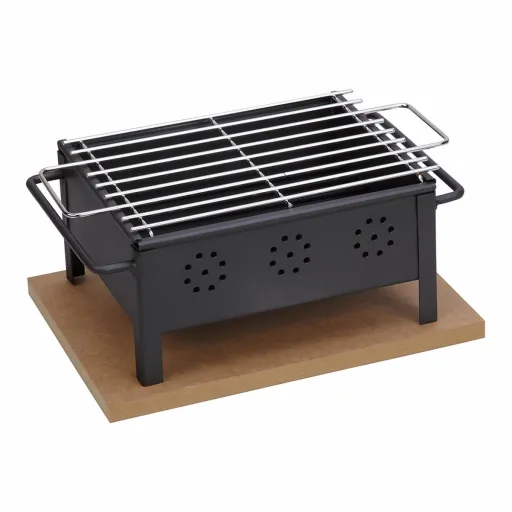 Churrasco Portátil Sauvic 2905 Sobremesa 25 x 20 cm Ferro