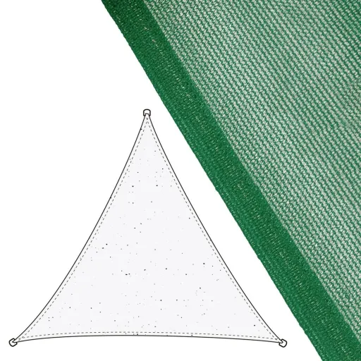 Toldos de Vela Toldo Verde Polietileno 500 x 500 x 0,5 cm