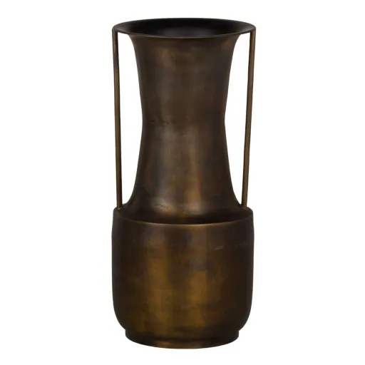 Vaso Dourado Metal 20 x 20 x 44 cm